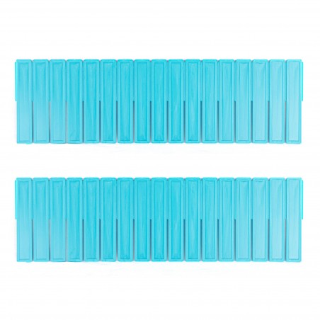 Pack 2 Divisori organizer componibili 290037 per cassetti in plastica 130x435mm