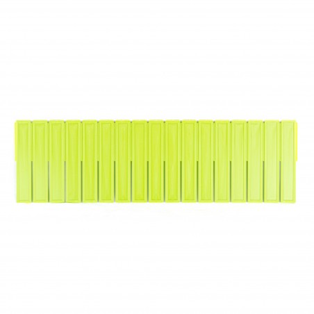 Pack 2 Divisori organizer componibili 290037 per cassetti in plastica 130x435mm