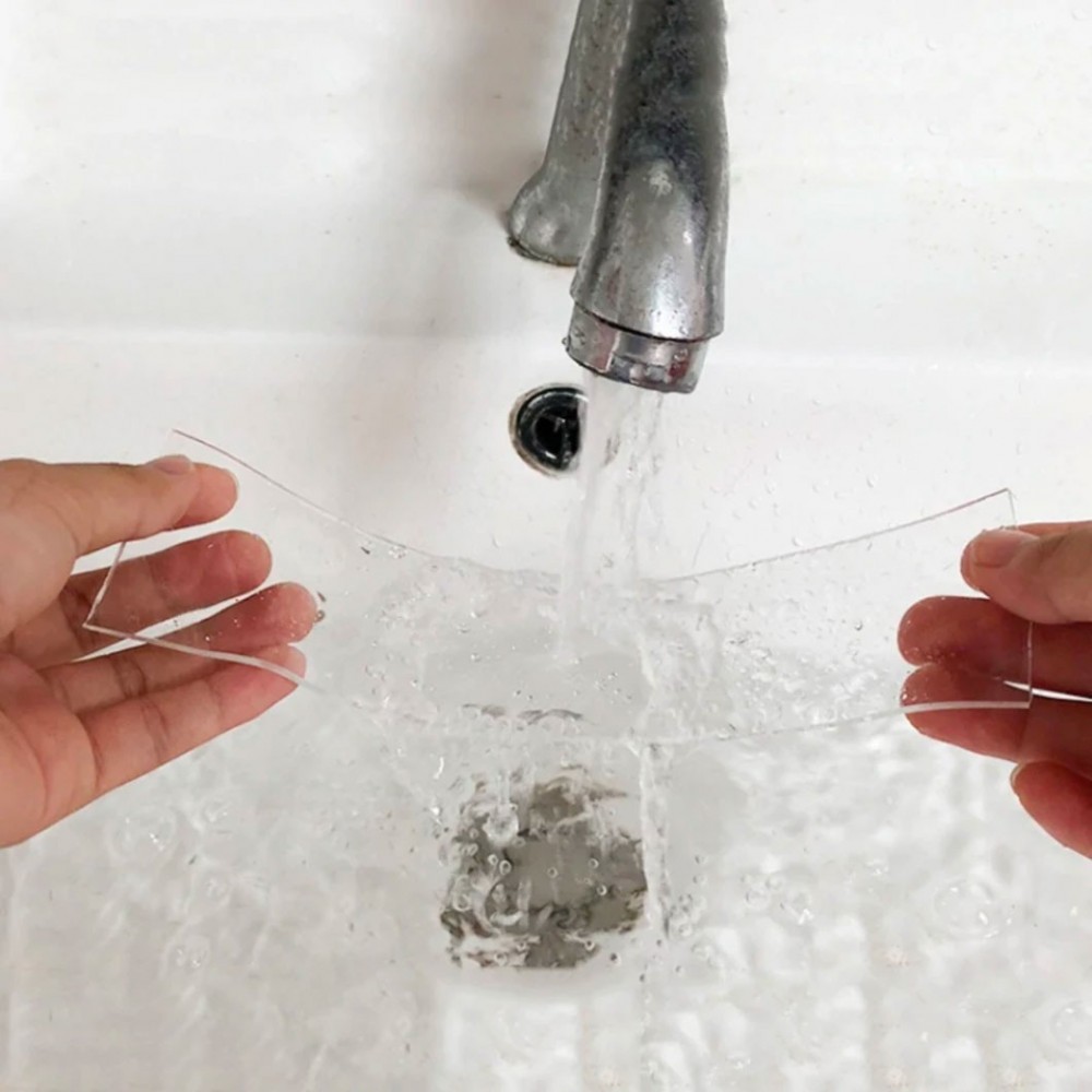 GRIP TAPE 401992 Nastro 1mt Gel Biadesivo alta...