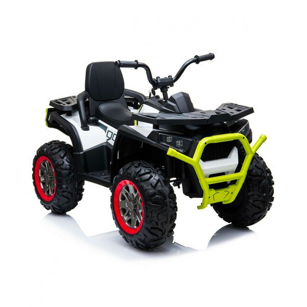 Image of Quad Elettrico Bambini ATV 2.0 LT898 con Ammortizzatori Luci Suoni e Telecomando Bianco052