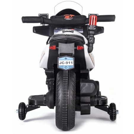 Moto Elettrica LT897 per Bambini 6V Kid Go Police Polizia