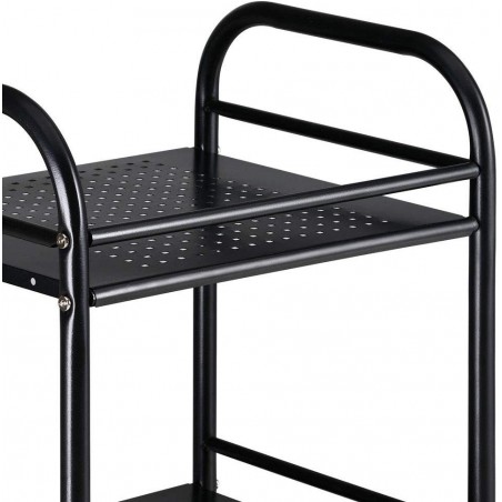 Carrello multifunzione Porta oggetti 4 Ruote girevoli 3 Livelli 40 x 35 x 75cm