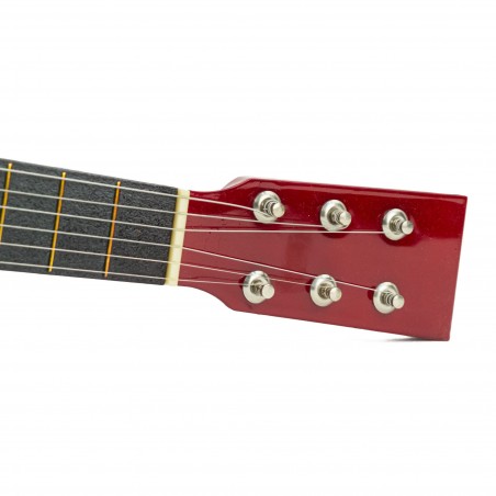 Chitarra Acustica 101558 Giocattolo 6 corde con chiavette girevoli due colori