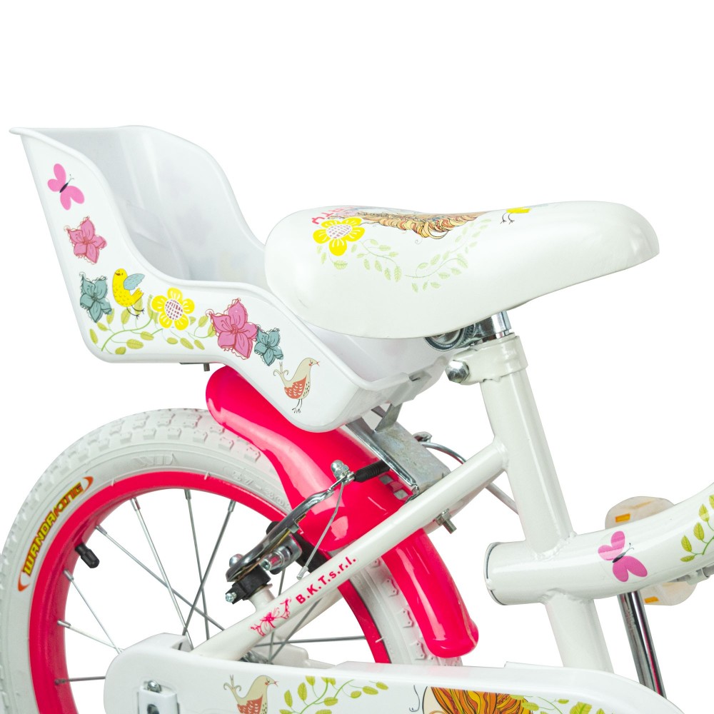 Bici da Bambina MARTY misura 16 da 5-8 anni con...