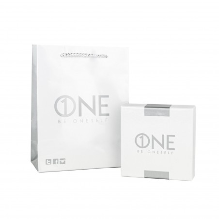 ONE JEWERLY Collana Chiama Angeli C1470 Petali d'Amore PERFEZIONE acciaio 316L