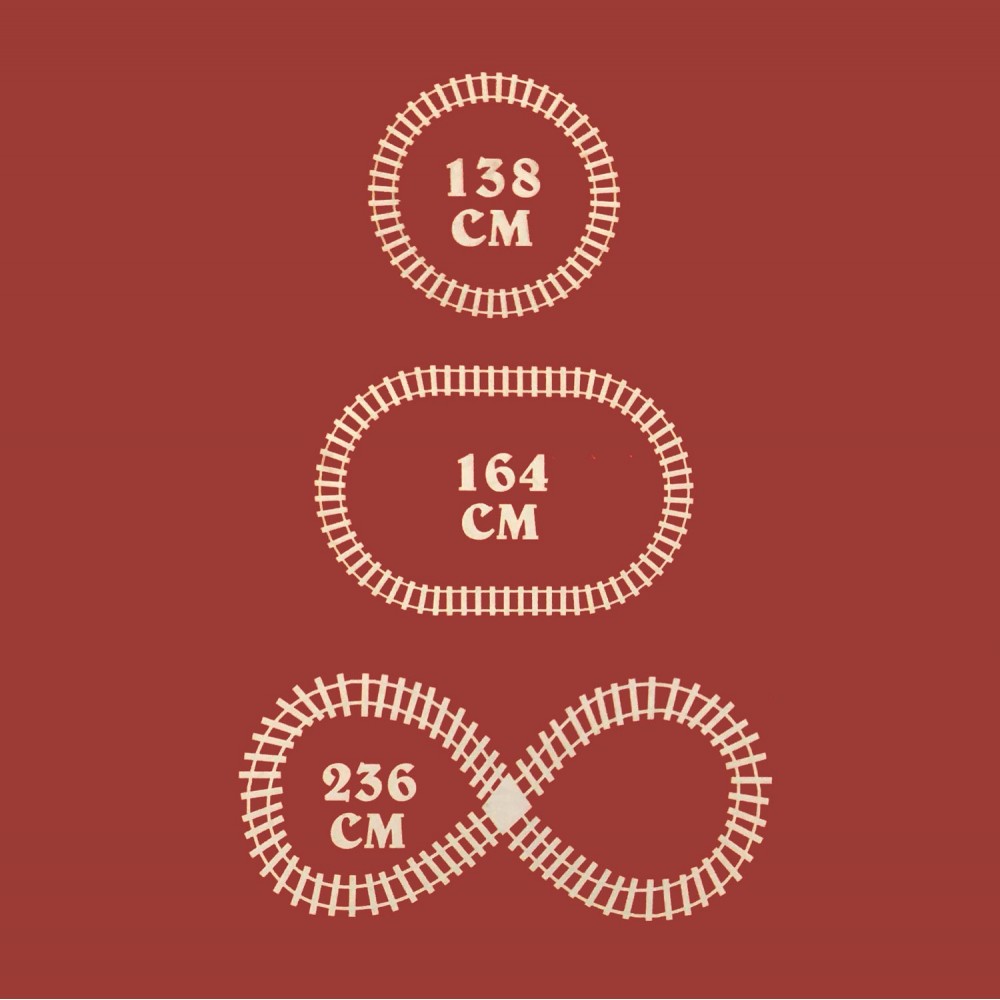 Trenino dei Balocchi Natalizio 107006 a...