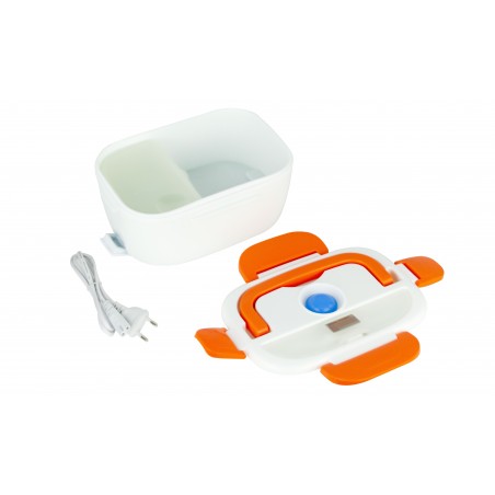 Scaldavivande Elettrico 40w 2 scompartimenti interni con cucchiaio 24x17x10cm