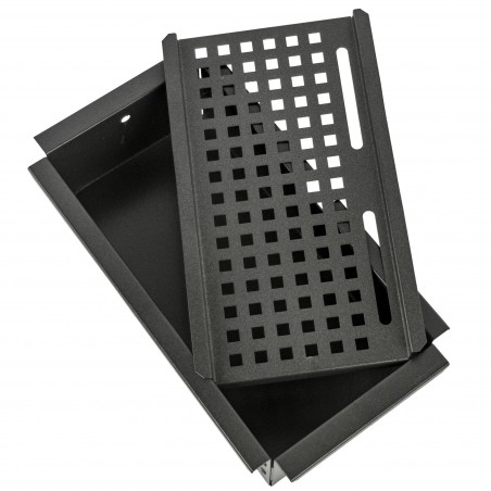 Spegni sigarette Iron Grey Art 830.B 33x18x70cm con Cestino Porta Rifiuti