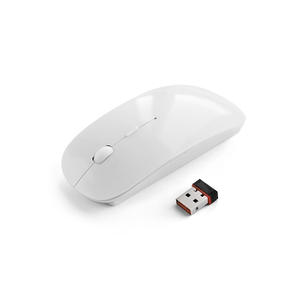 Mouse ottico 2,4 GHz senza filo ultra sottile per notebook e PC vari colori wireless usb