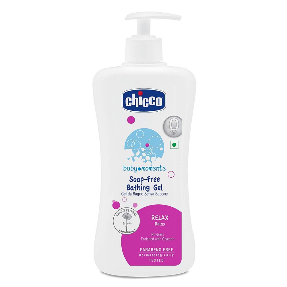 CHICCO Bagnoschiuma Senza Lacrime Baby Moments Relax senza parabeni 500mL