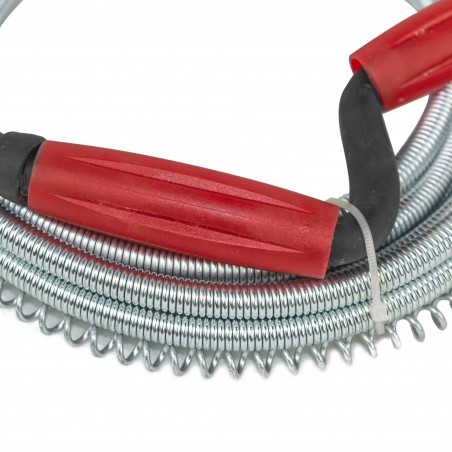 Sturalavandino 272095 a molla flessibile 9mm x 5mt con manico girevole e spirale