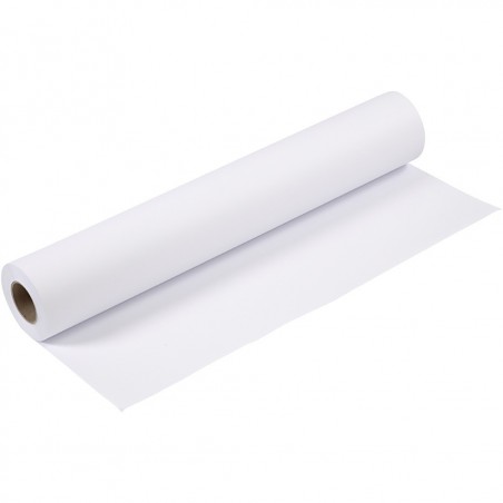 Rotolo di carta plotter 90gr 61 cm x 50 mt bianco puro A1 alta qualità