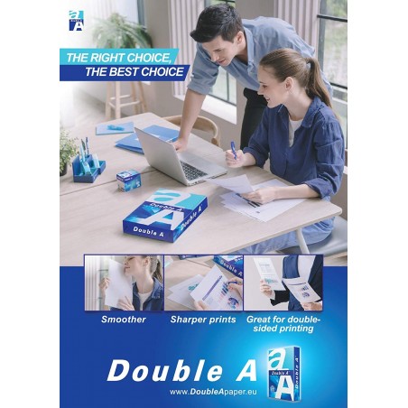 Pack da 3x Risme di carta 000042 formato A4 500 fogli da 80 g DOUBLE A Premium