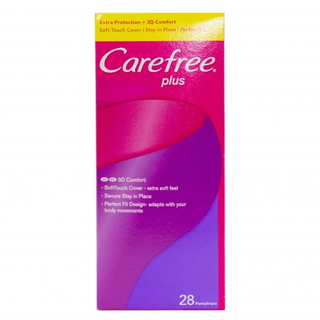 Carefree Plus LARGE 28 pz Proteggi-slip super soft per una maggiore protezione