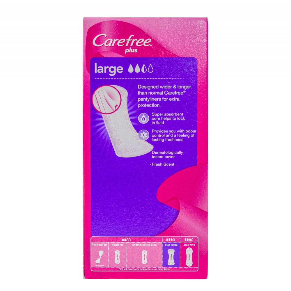 Carefree Plus LARGE 28 pz Proteggi-slip super...