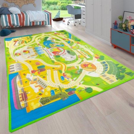 Tappetone Reversibile 121716 tappeto Morbido 2 in 1 per playground 120 x 180 cm