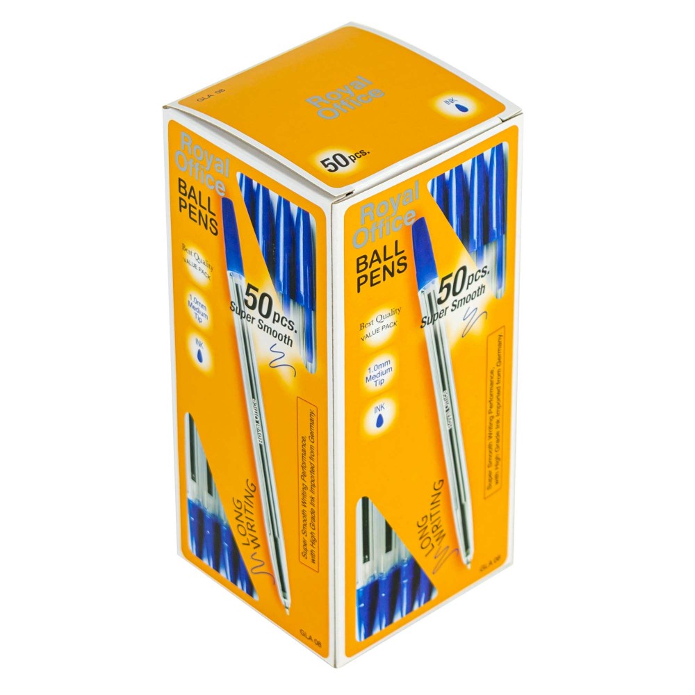 Pack da 50 Penne ad inchiostro a sfera Royal...