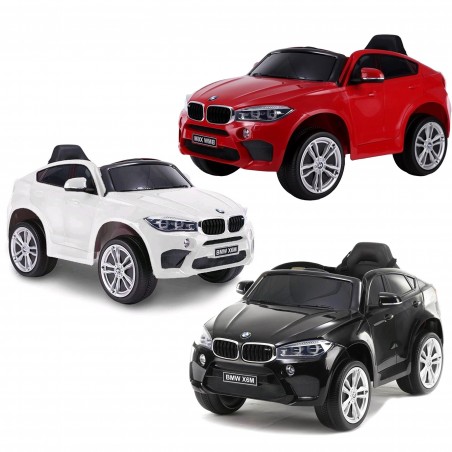 Auto elettrica bambini B80153 BMW X6M MONOPOSTO 12V telecomando RADIO FM