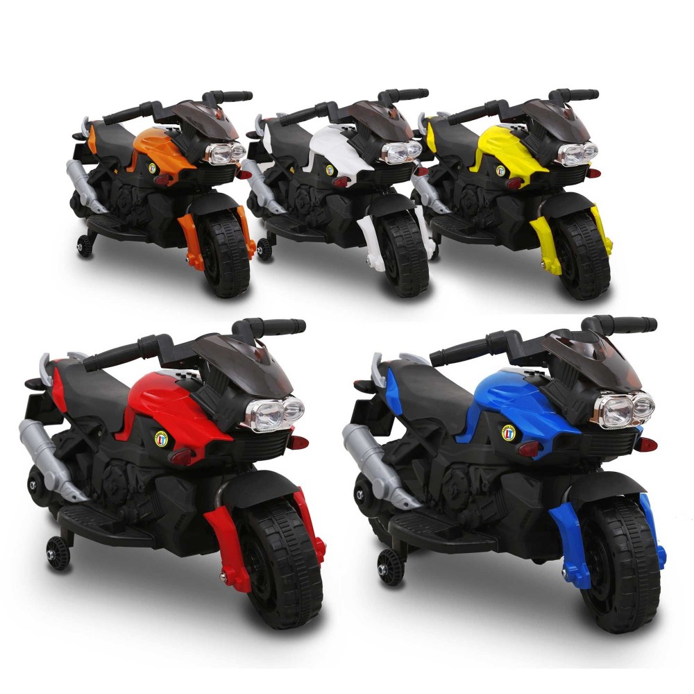 Moto elettrica LT868 per bambini SPRINT controllo a pedale con luci e suoni