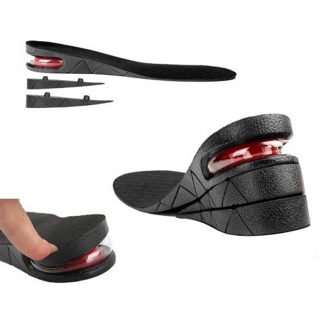 Coppia di Solette Alzatacco Unisex mod. Pump dal 36 al 43 Plantare fino a 7 cm