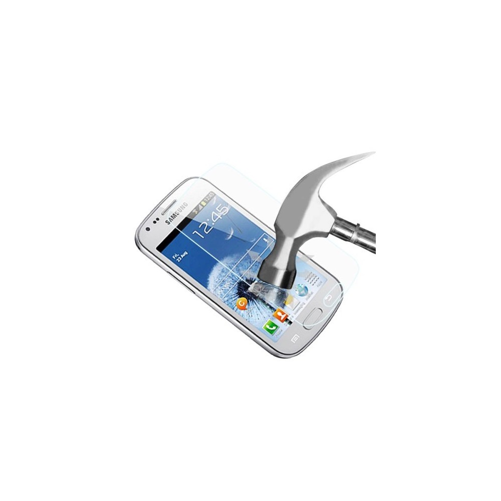 Pellicola trasparente in vetro temprato smartphone  protegge lo schermo da urti e cadute SAMSUNG S3 MINI