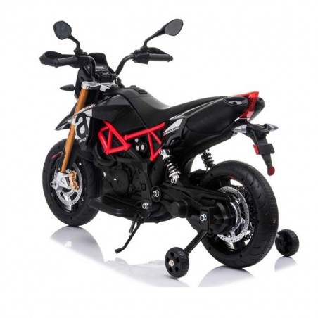 Moto elettrica LT909 Aprilia Dorsoduro 900 EVA per bambini luci e suoni