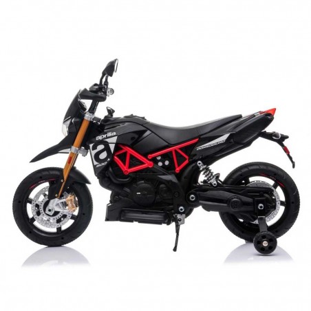 Moto elettrica LT909 Aprilia Dorsoduro 900 EVA per bambini luci e suoni