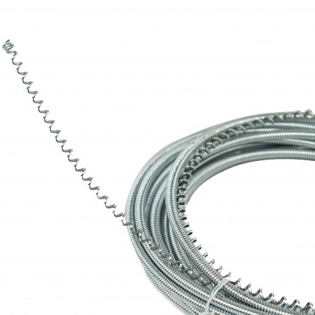 Sturalavandino 712621 a molla flessibile 5mm x 3mt con manico girevole e spirale