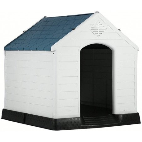 Cuccia a casetta XDB-413 PROLABZOO in resina 4568 per cani 101x97x99 cm