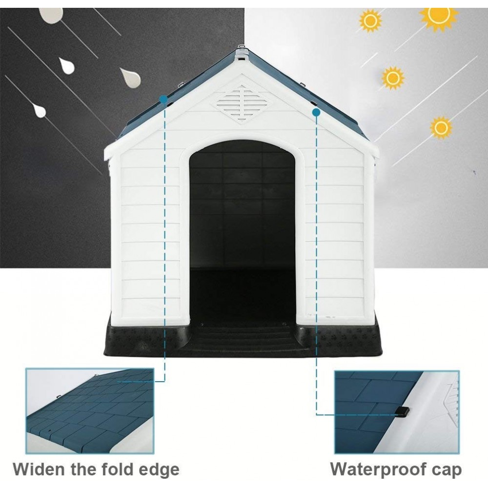 Cuccia a casetta XDB-413 PROLABZOO in resina...