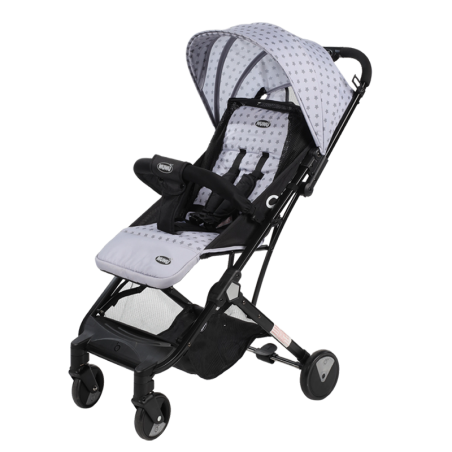 Trolley Passeggino NUNU' SMALL BK-B426-GS pieghevole salvaspazio trasportabile