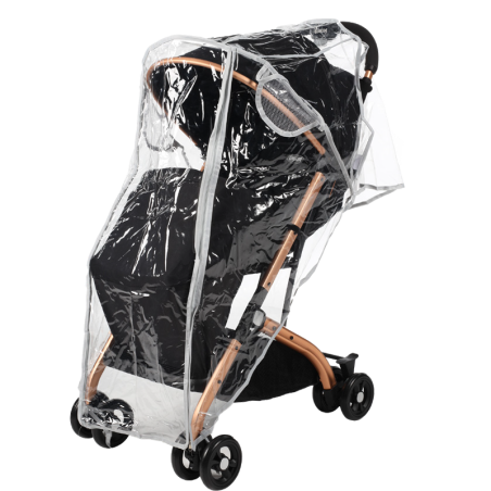 Passeggino NUNU' BUGSY B30409-GB pieghevole Trolley zanzariera coprigambe NERO