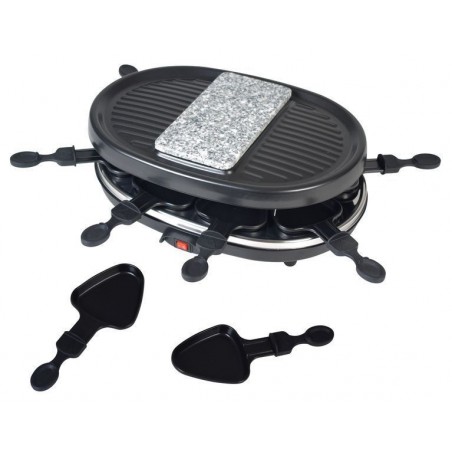 Kiwi Raclette 3 in 1 900w KG5811 per grigliare,rosolare e Raclettieren 8 persone