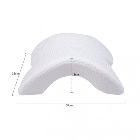Cuscino Cervicale Curvo 521108 Memory Foam allevia problemi cervicali ultra soft