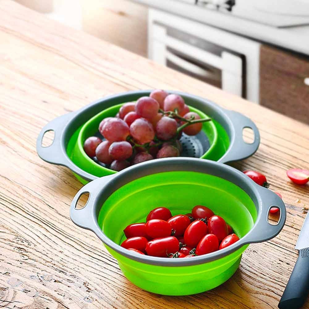 Scolapasta in silicone 4355 ripiegabile su se...