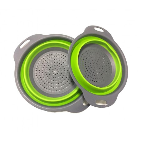 Scolapasta in silicone 4356 ripiegabile su se stesso ø 24,5 centimetri