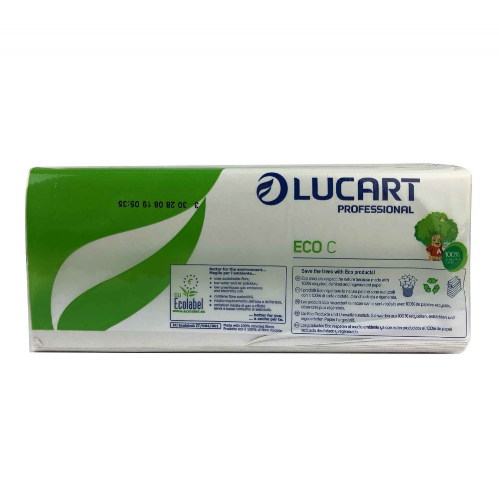 Giacart ECO C Pack di 192 Asciugamani Monouso piegati a C 230x300mm ecologici