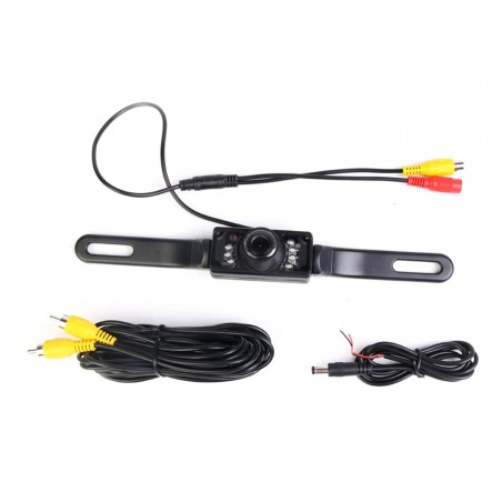 Camera retromarcia da Targa infrarossi IR  Sensore CCD Colori Camera retromarcia da Targa infrarossi IR  Sensore CCD Colori