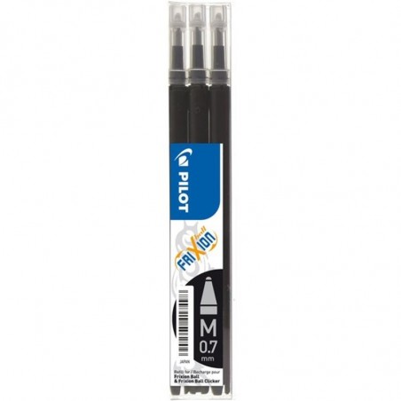 Pack 3 Ricariche Penne Pilot Frixion 07 cancellabile removibile a frizione