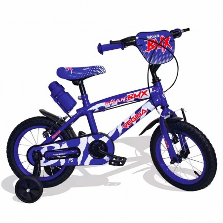 REGINA BMX GVC-5423 Bicicletta per Bambini misura 14 con 2 Freni 3 colori