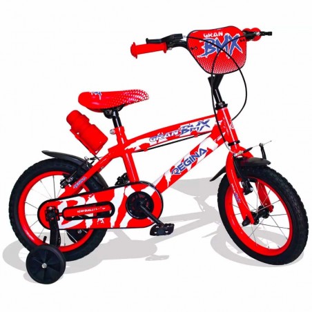 REGINA BMX GVC-5423 Bicicletta per Bambini misura 14 con 2 Freni 3 colori