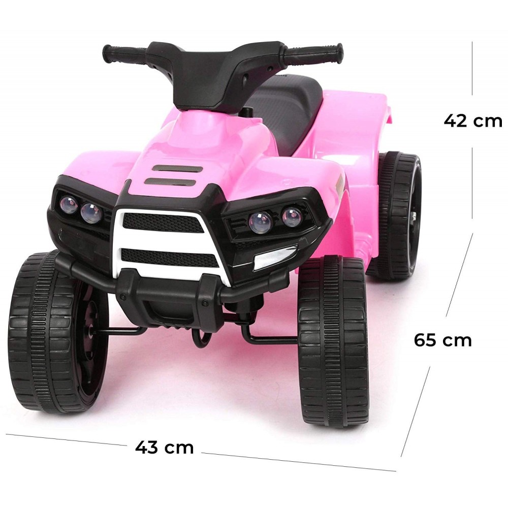 QUAD MINI 6V elettrico LT891 per bambini luci...