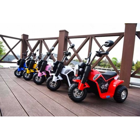 Moto BABY Elettrica LT889 per Bambini 6V Kid Go 3 ruote con luci