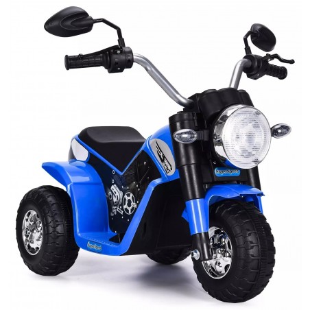 Moto BABY Elettrica LT889 per Bambini 6V Kid Go 3 ruote con luci
