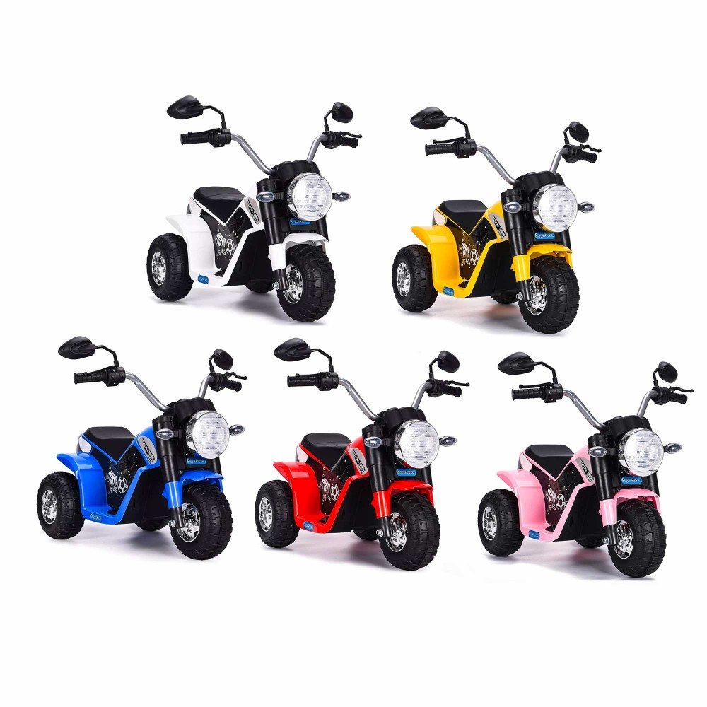 Moto BABY Elettrica LT889 per Bambini 6V Kid Go 3 ruote con luci