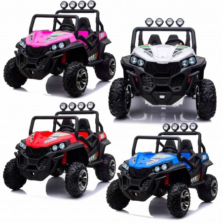 Quad Elettrico Bambini SPEED Ruote 4x4 LT910 da 24V Luci Suoni e Ammortizzatori