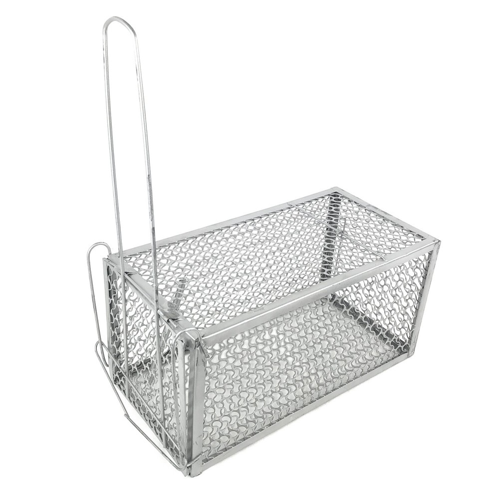 Trappola in metallo 10750 gabbia per topi con...