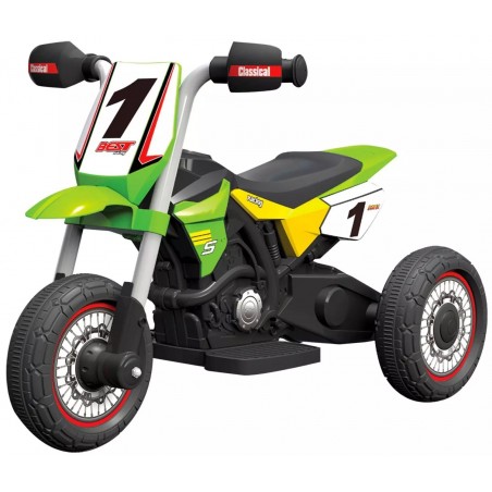 MOTO ENDURO 6V per bambini GVC-5478 con luci anteriori suoni e rotelle