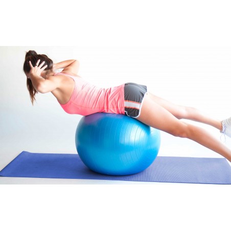 Palla da Ginnastica Fitness Yoga per Allenamento Pilates e Core 65cm antiscoppio