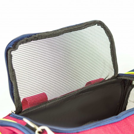FUBUCA Borsa trasportino animali SPORT 791808 con prese d'aria 40x25x25 cm
